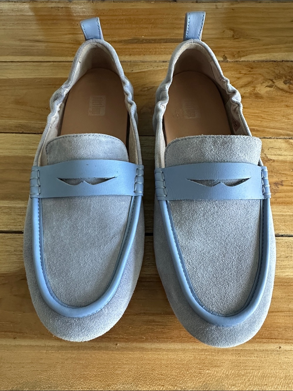 FitFlop Allegro suede loafers lilac Sz 7.5 GREAT USED CONDITION Worn 4 times - Picture 12 of 13